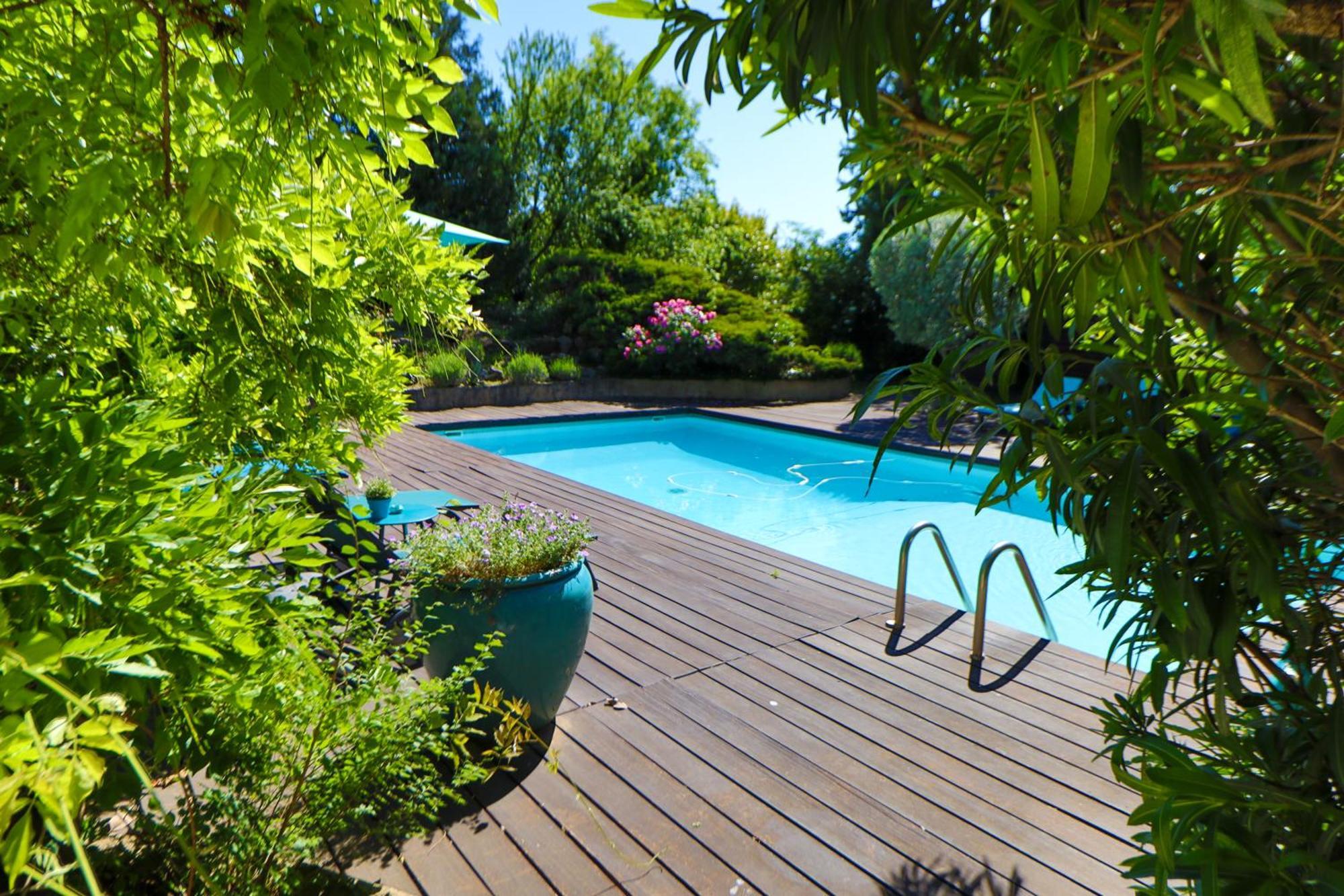 Le Mas De Bertagne Studio Kitchenette Terrasse Piscine 제므노 외부 사진